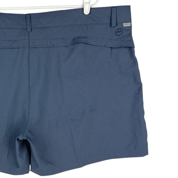 MAGELLAN Outdoors Women's Classic Fit Stretch Navy Shorts Size 3X High Rise - Picture 4 of 15